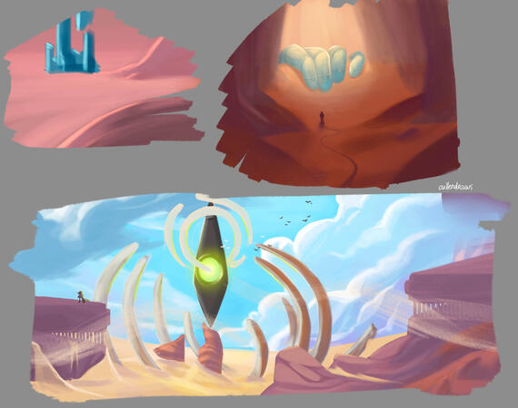 desert level concept